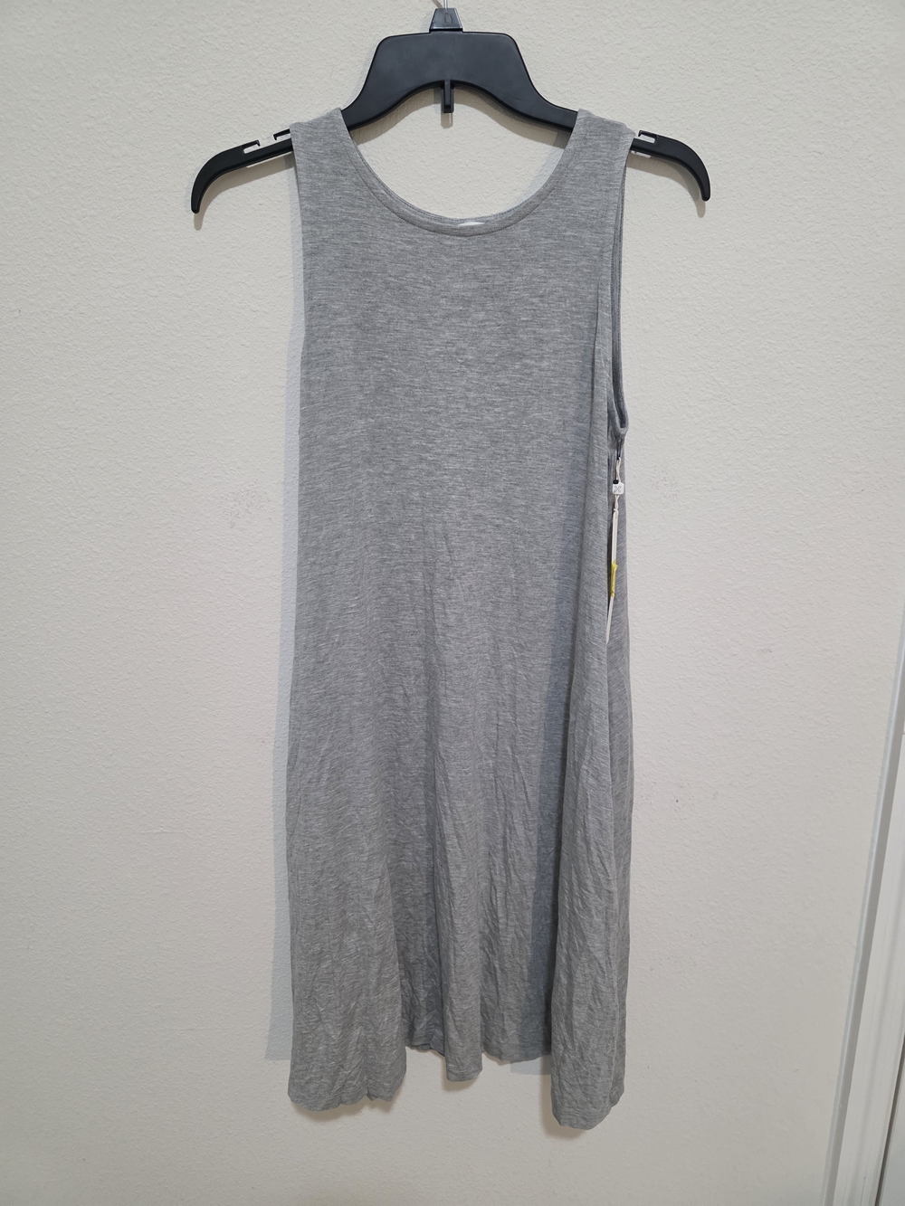 Caslon Gray Sleeveless A-Line Tank Dress